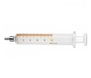 Artiglass Glass Syringe 1mL to 30mL, Luer Metal Tip (LMC Series)